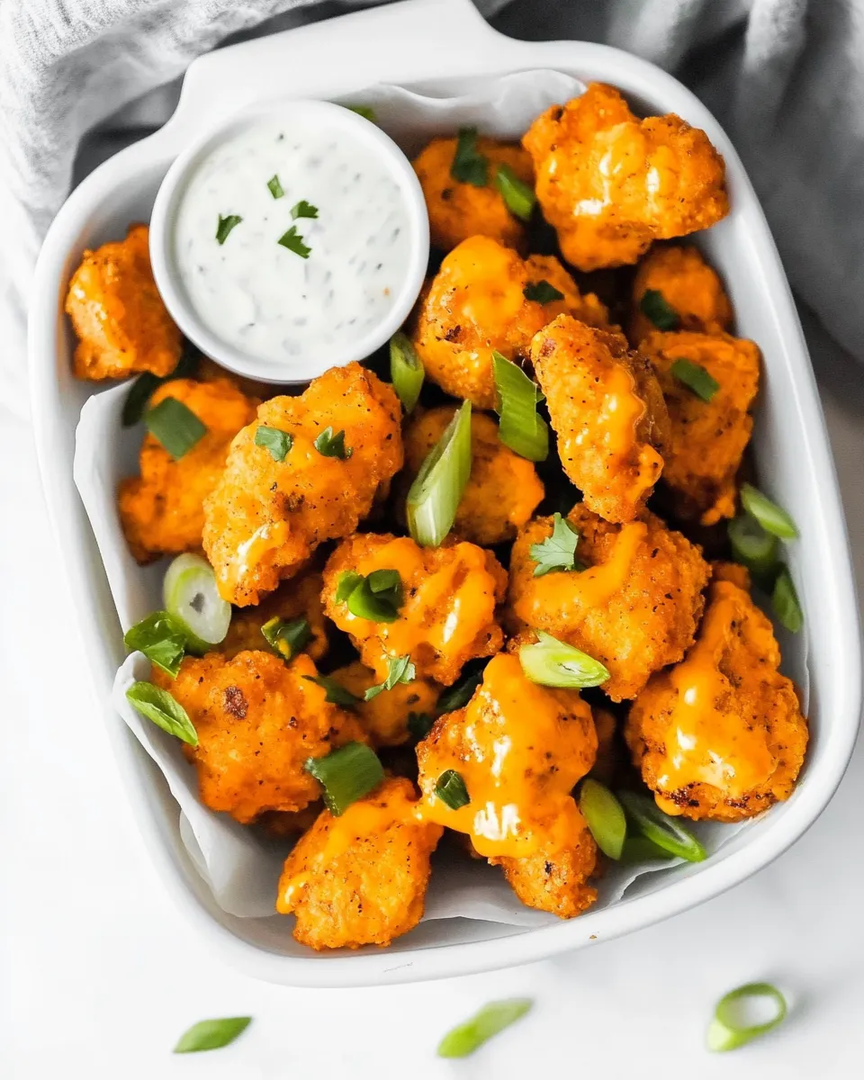 Delicious Air Fryer Buffalo Chicken Nuggets image