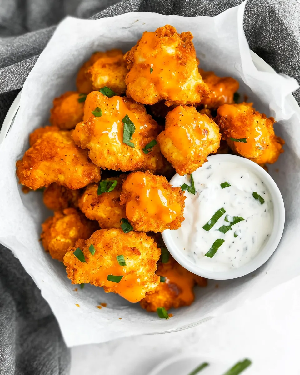 Tasty Air Fryer Buffalo Chicken Nuggets shot