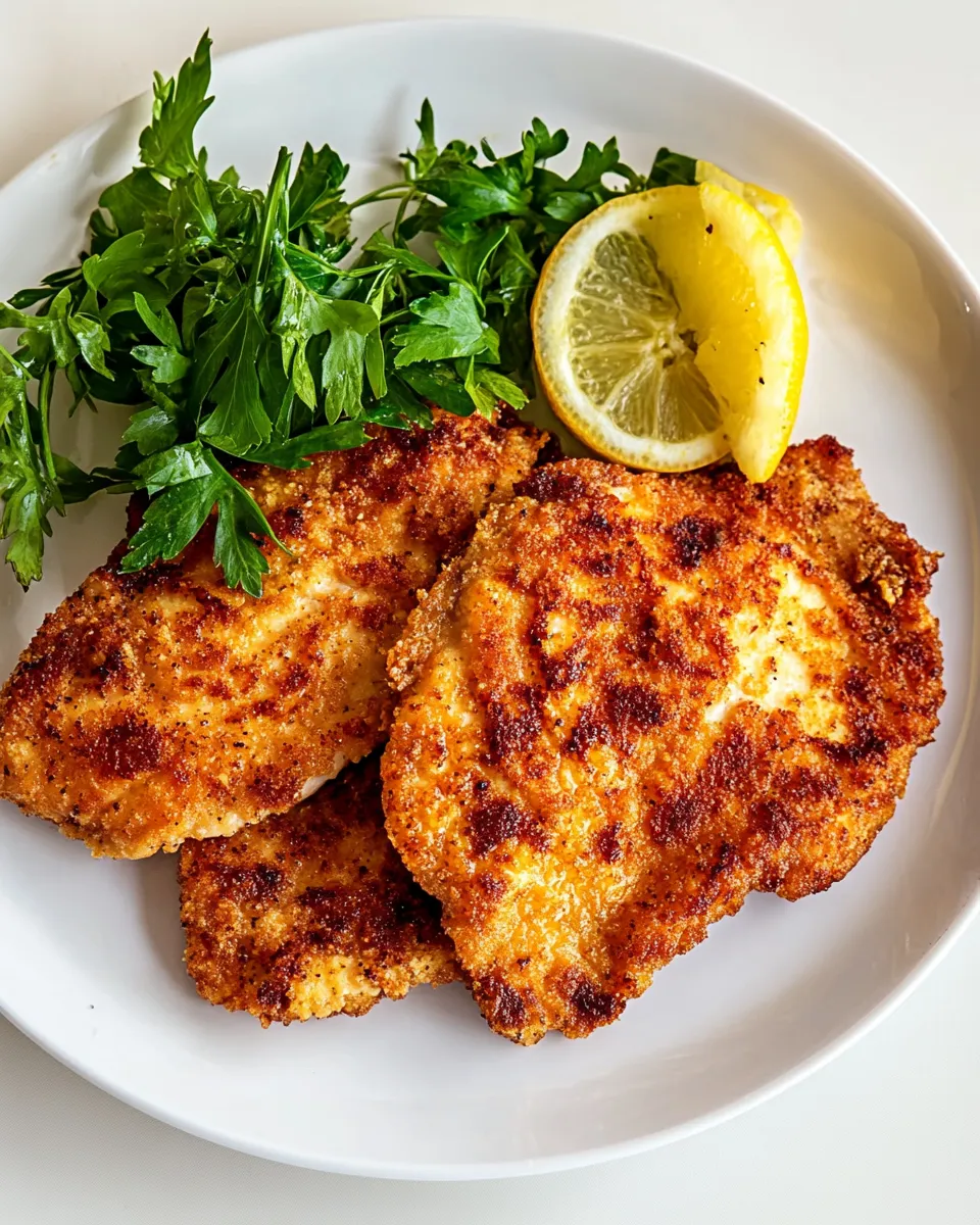 Easy Air Fryer Chicken Cutlets recipe photo