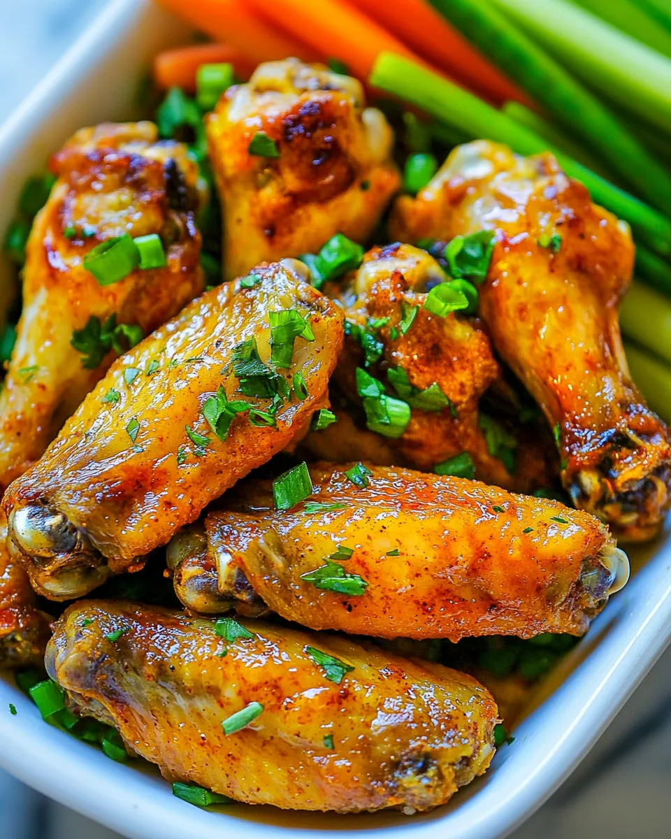 Delicious Air Fryer Chicken Wings (Extra Crispy!) recipe photo