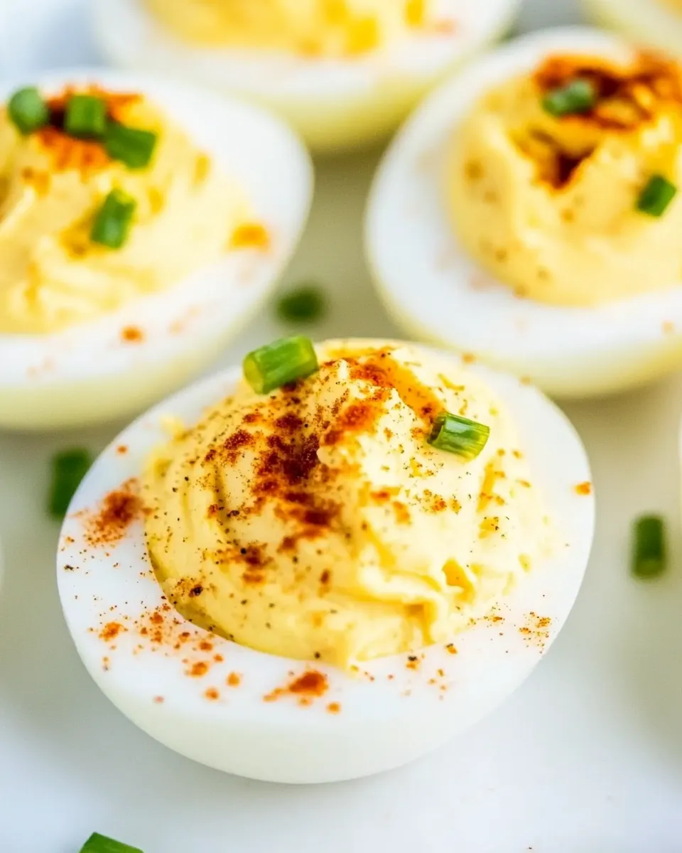 Homemade Air Fryer Deviled Hard Boiled Eggs Recipe photo