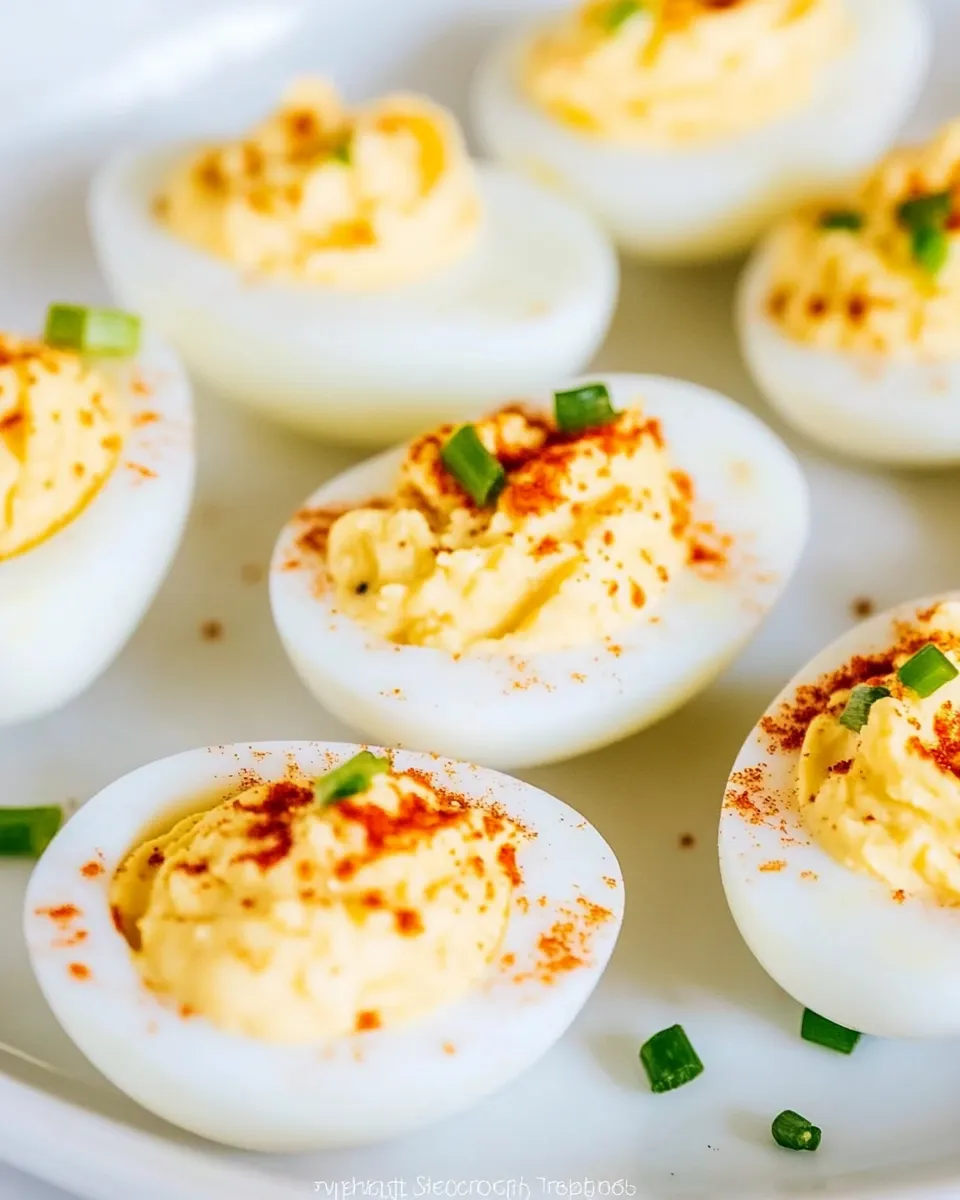 Classic Air Fryer Deviled Hard Boiled Eggs Recipe image