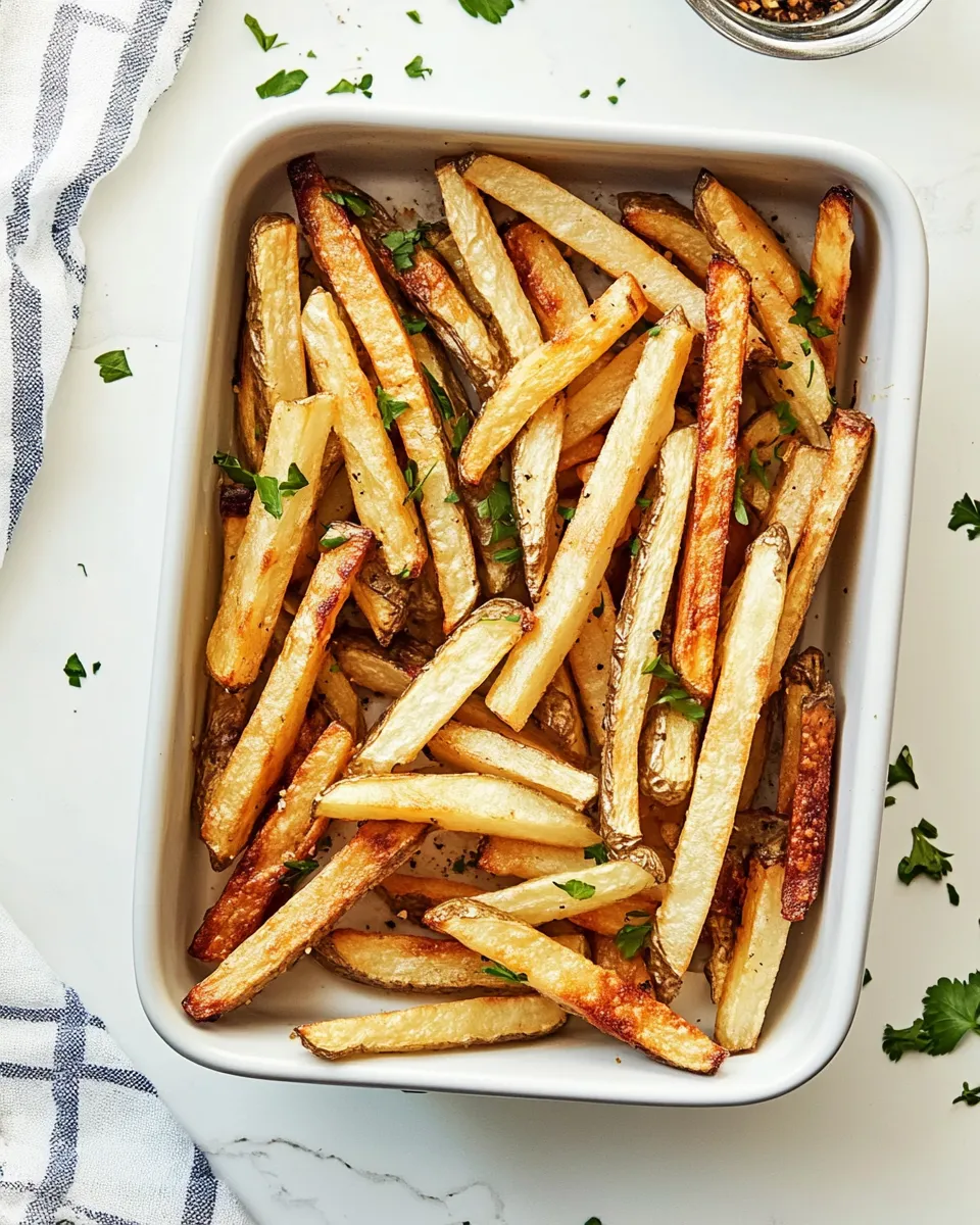 Delicious Air Fryer French Fries shot