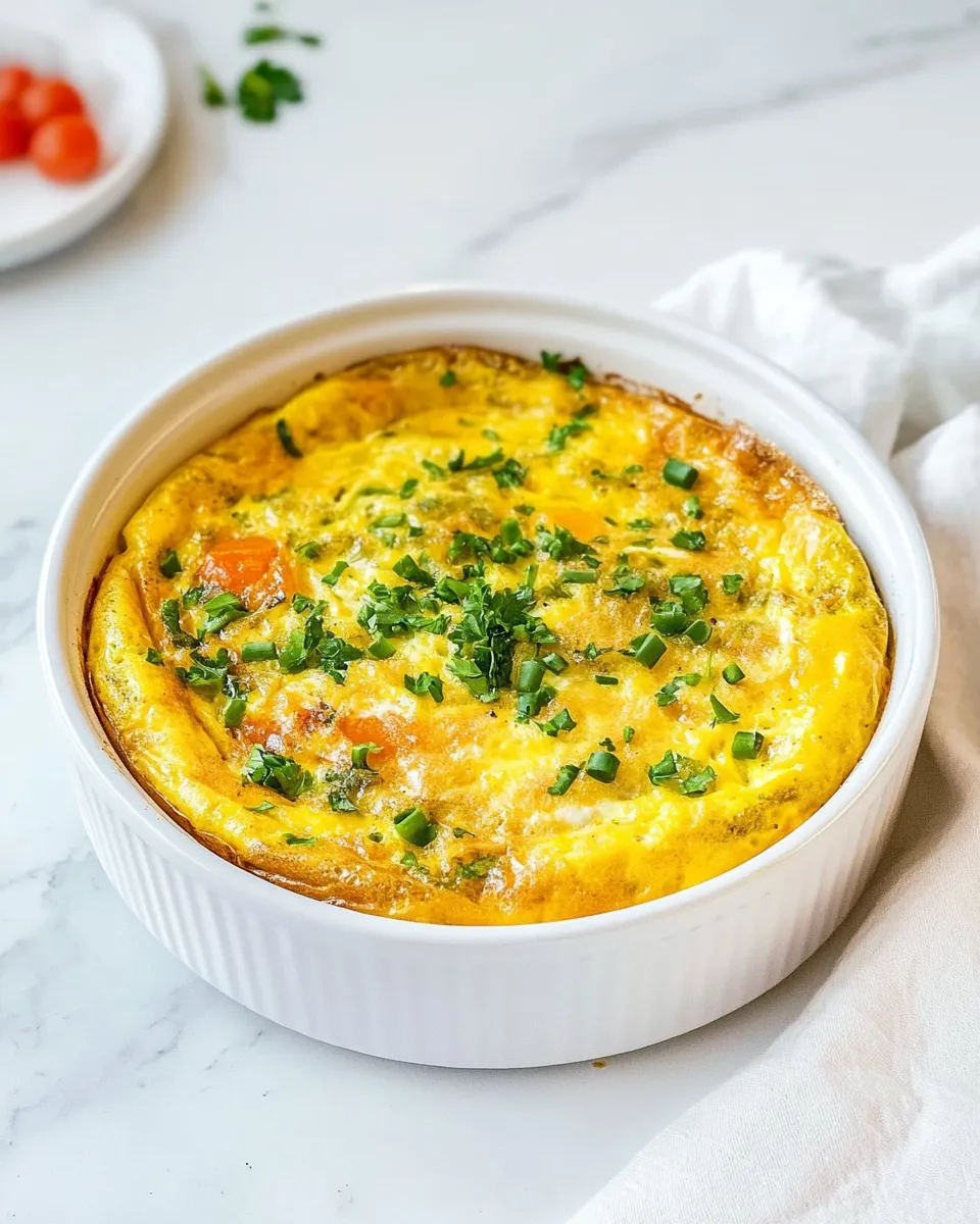 Delicious Air Fryer Frittata shot