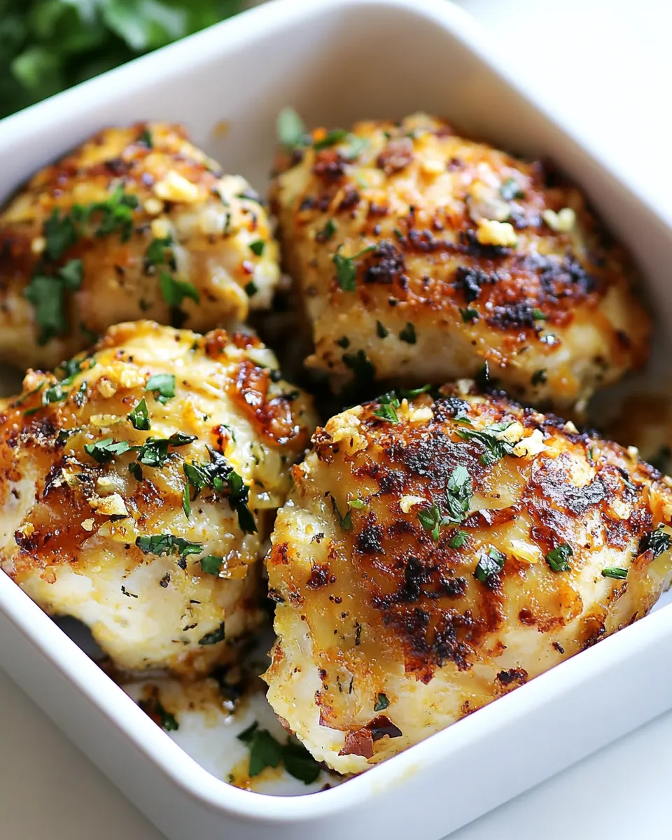 Quick Air Fryer Garlic Parmesan Chicken shot