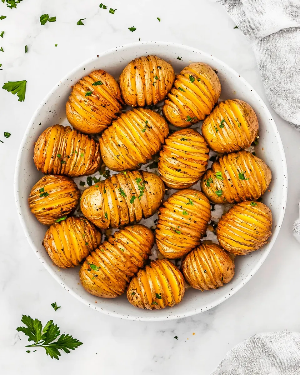 Easy Air Fryer Hasselback Potatoes photo