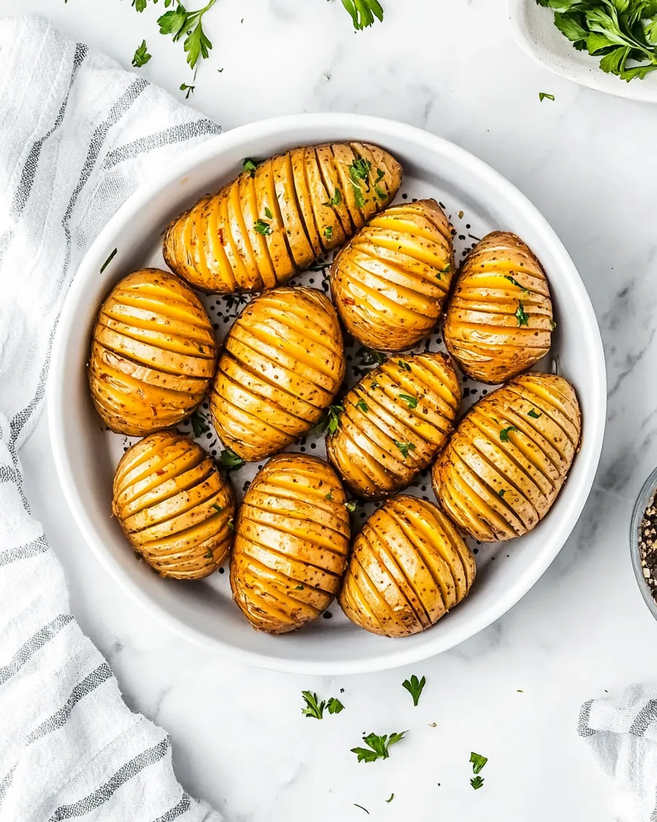 Homemade Air Fryer Hasselback Potatoes recipe photo