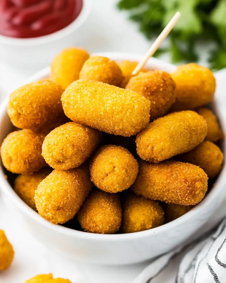 Easy Air Fryer Mini Corn Dogs recipe photo