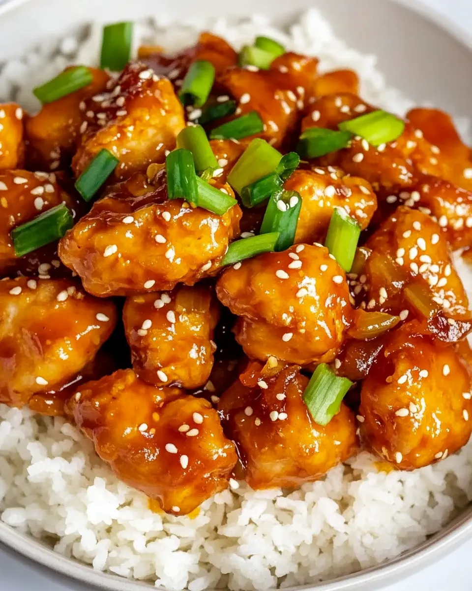 Homemade Air Fryer Orange Chicken photo