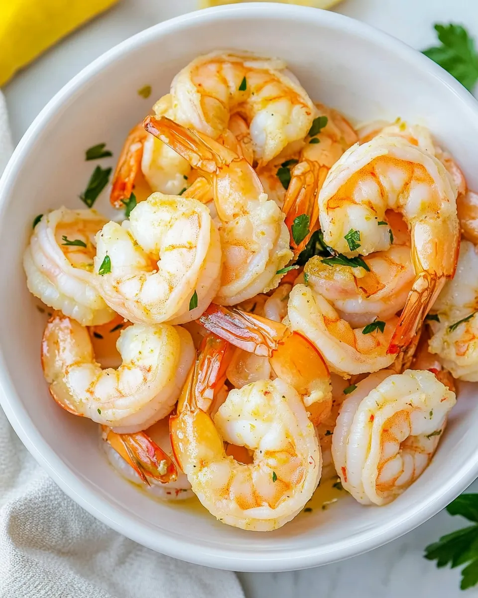 Delicious Air Fryer Shrimp with Garlic image