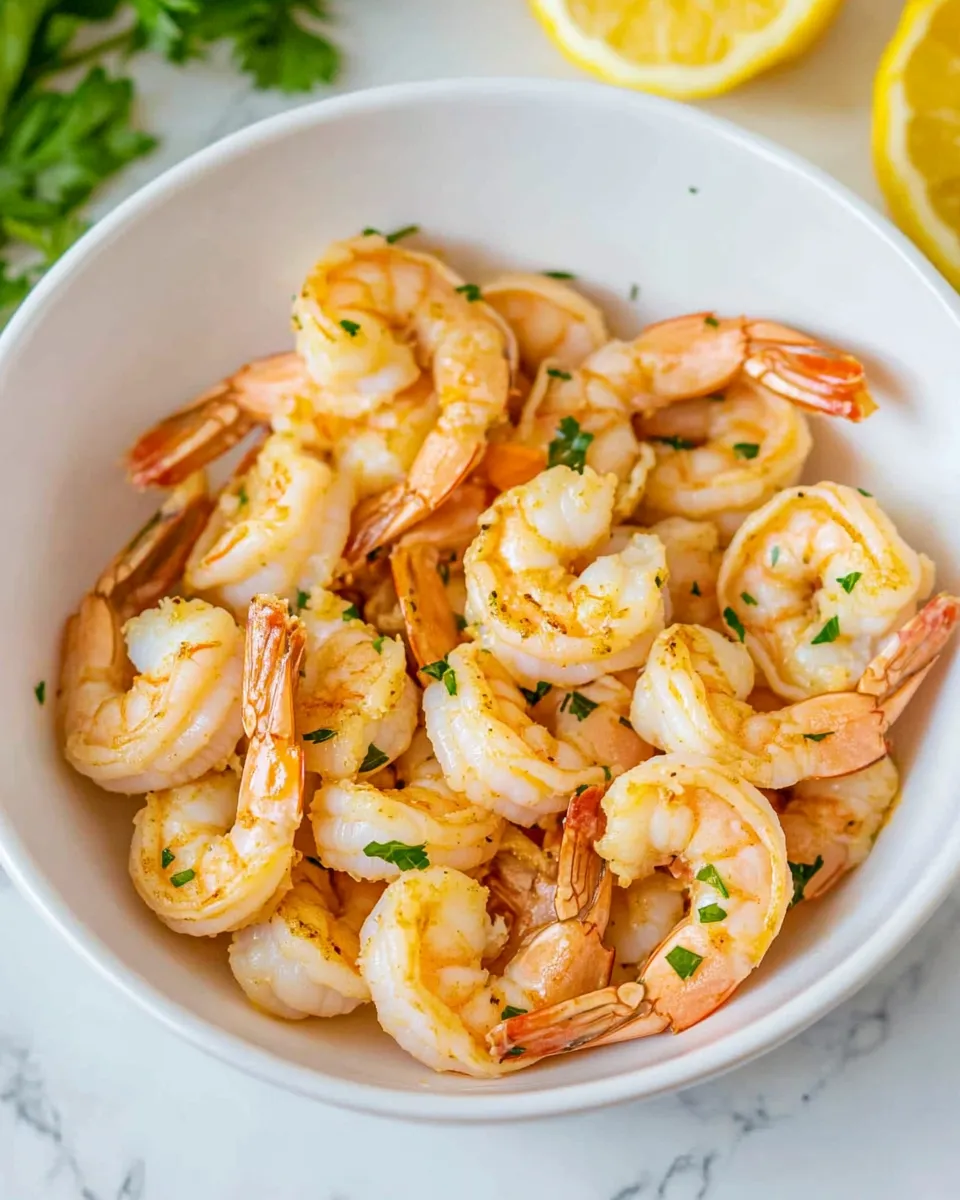 Quick Air Fryer Shrimp with Garlic recipe photo