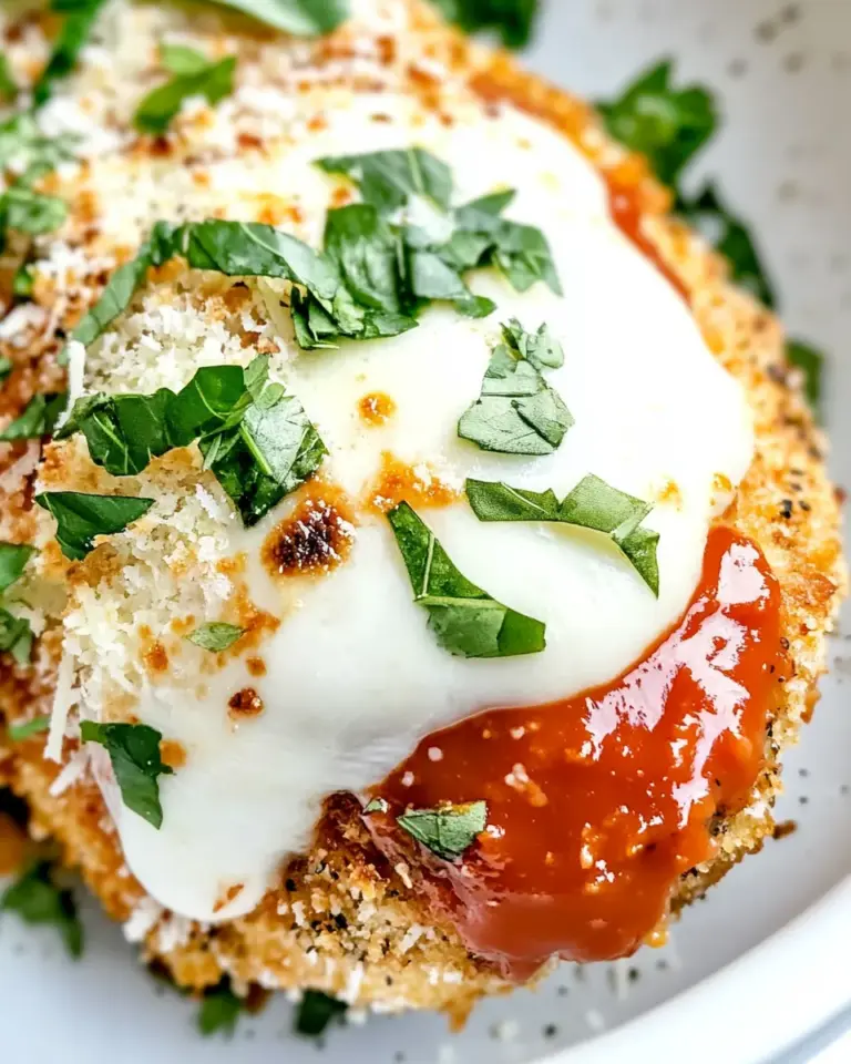 Easy Air Fryer Stuffed Chicken Parmesan photo