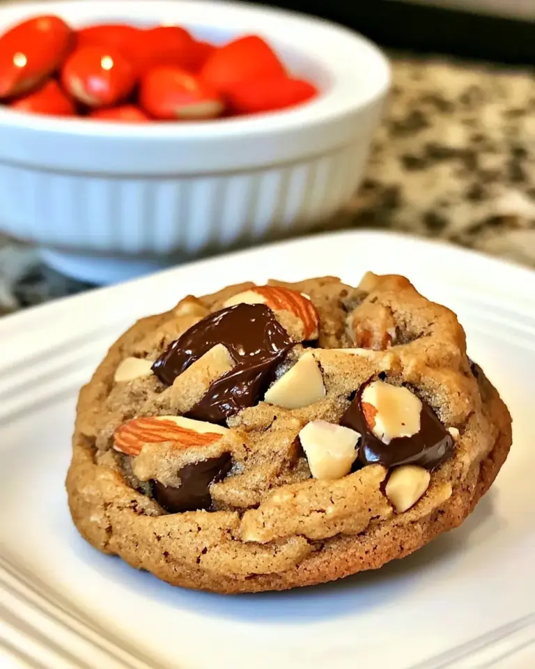 Homemade Almond And Dark Chocolate Cookie Recipe photo