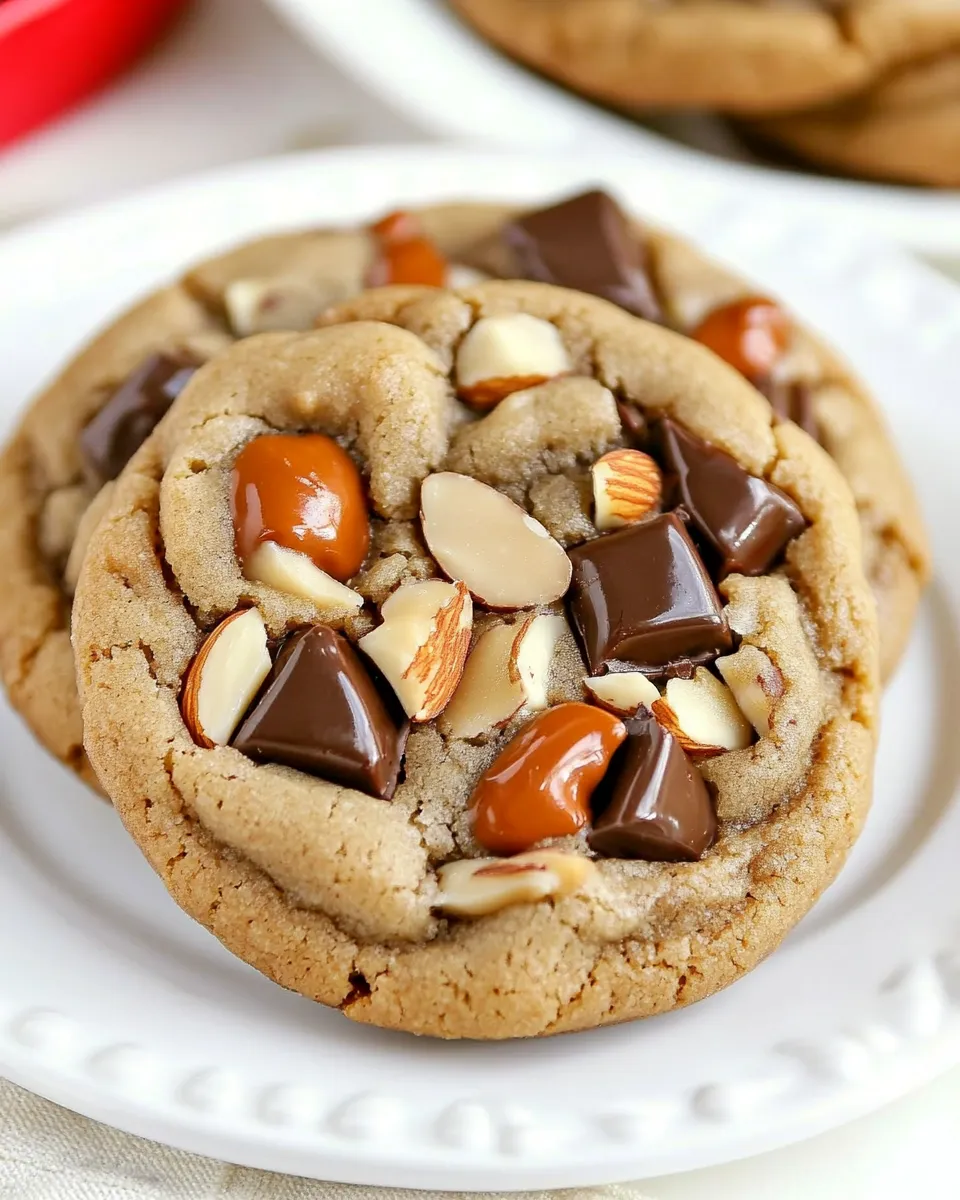 Delicious Almond And Dark Chocolate Cookie Recipe image
