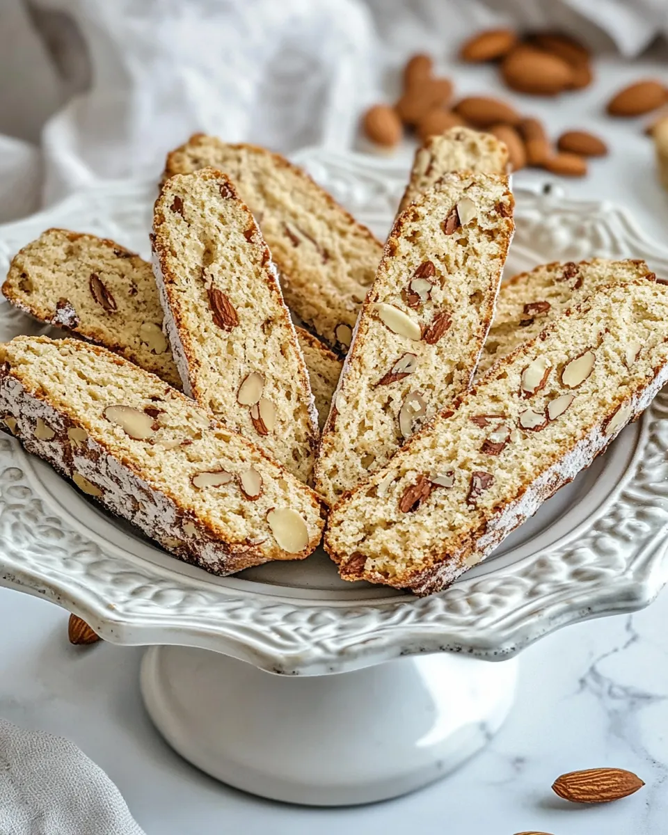 Delicious Almond Biscotti shot