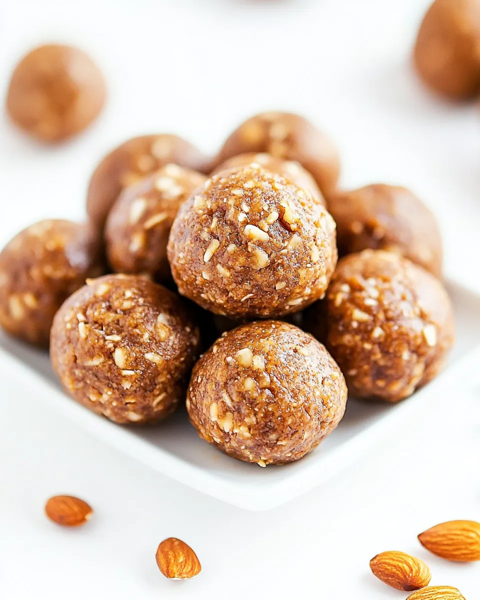 Quick Almond Butter Protein Balls recipe photo
