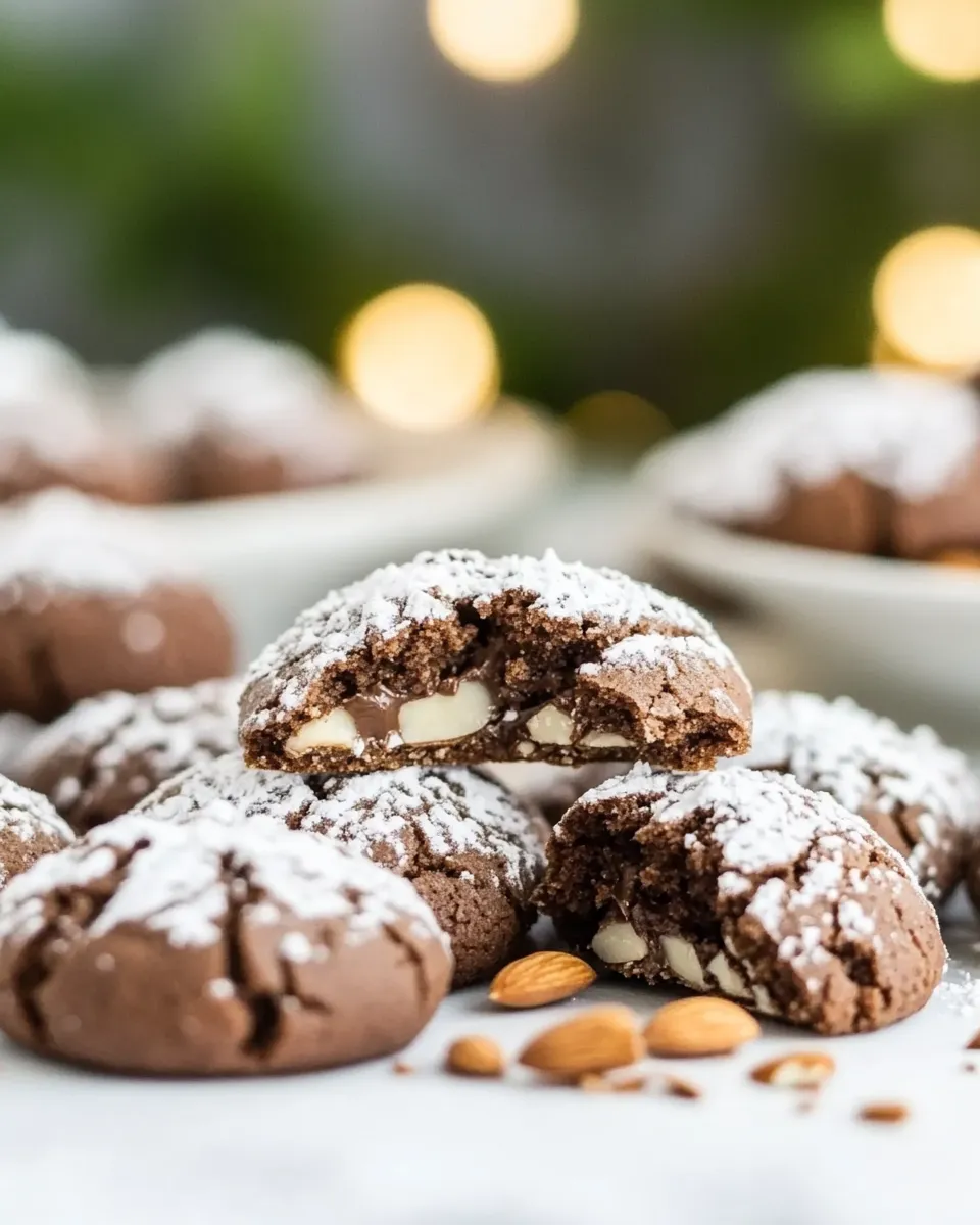 Delicious Almond Chocolate Cookies image