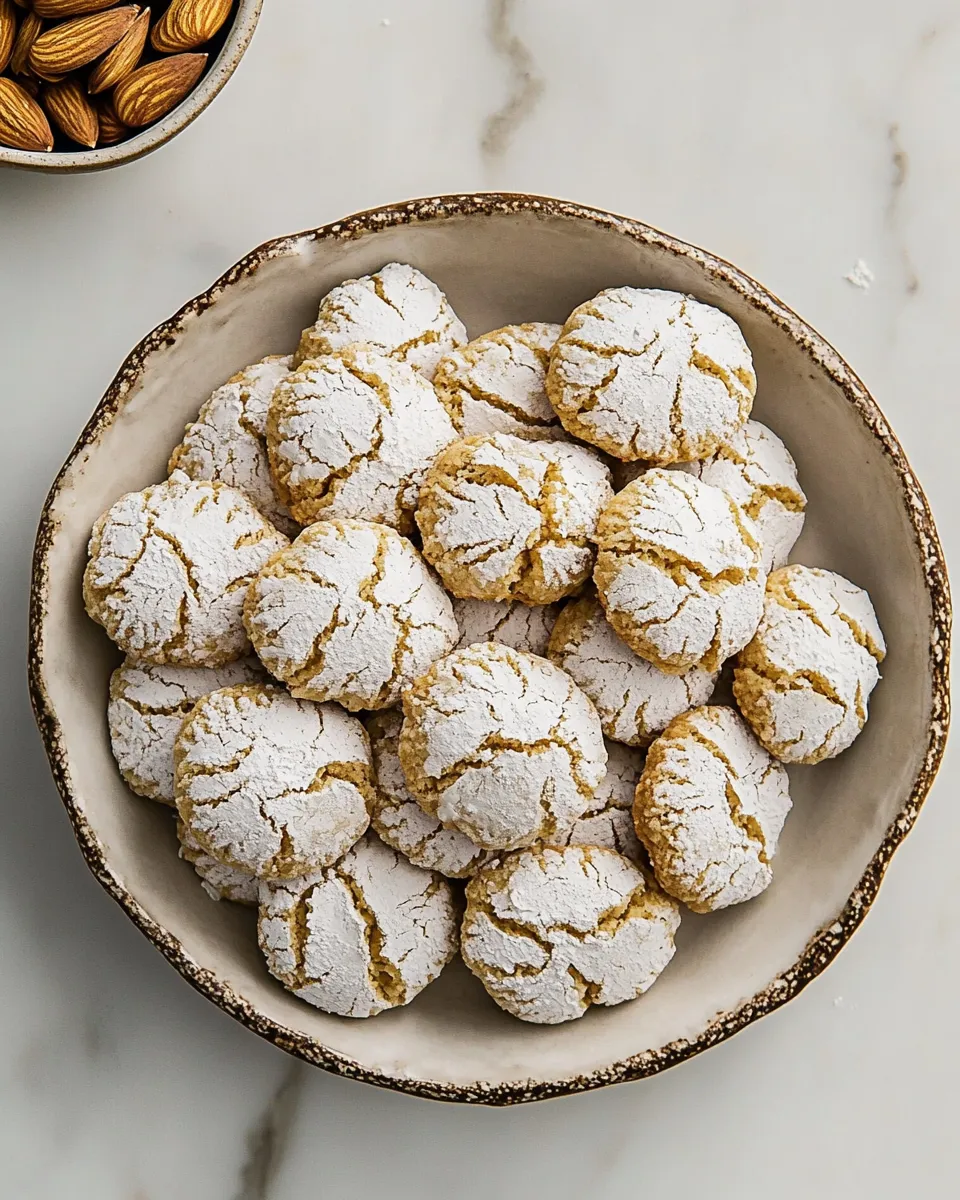 Delicious Almond Cookies shot