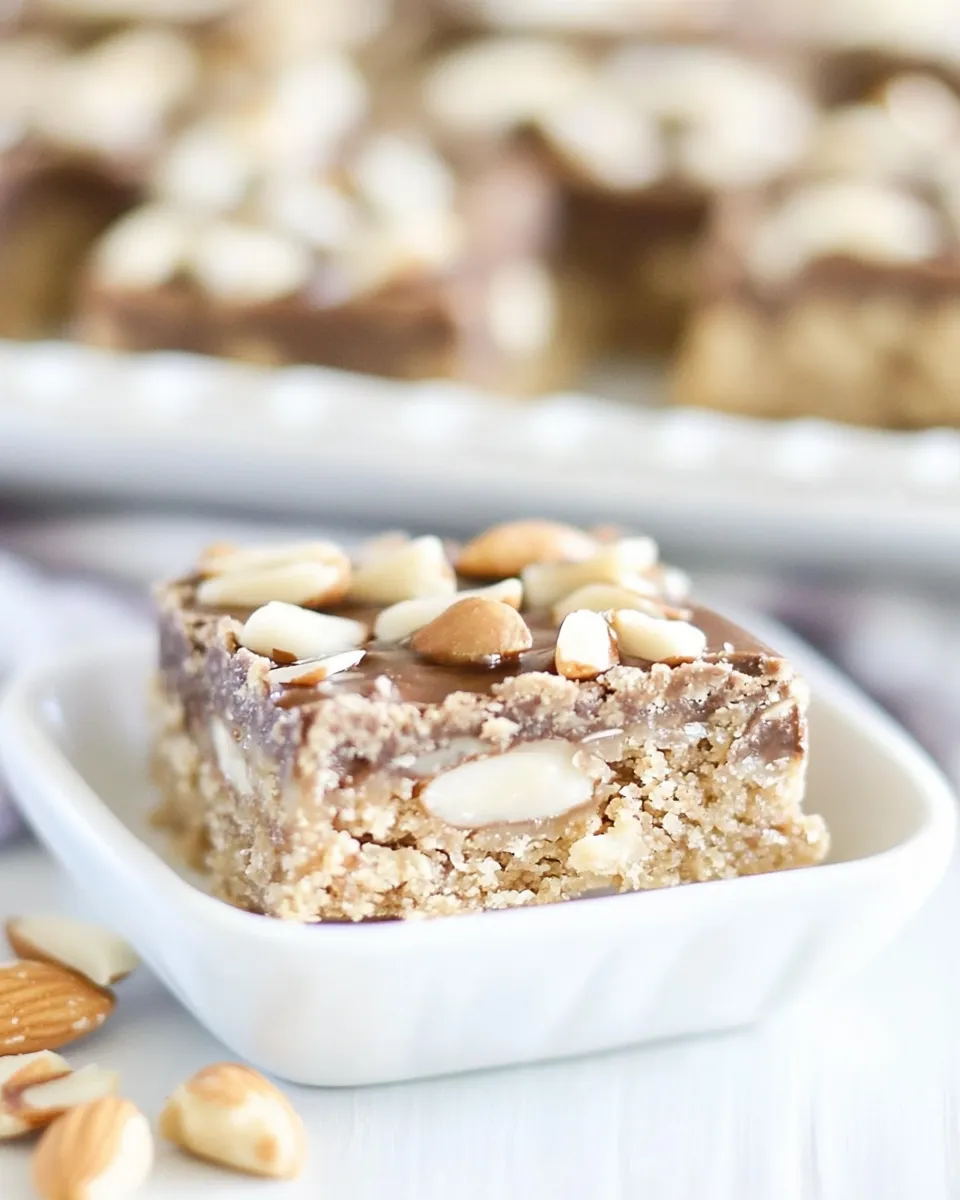 Easy Almond Joy Peanut Butter Cookie Bars recipe photo