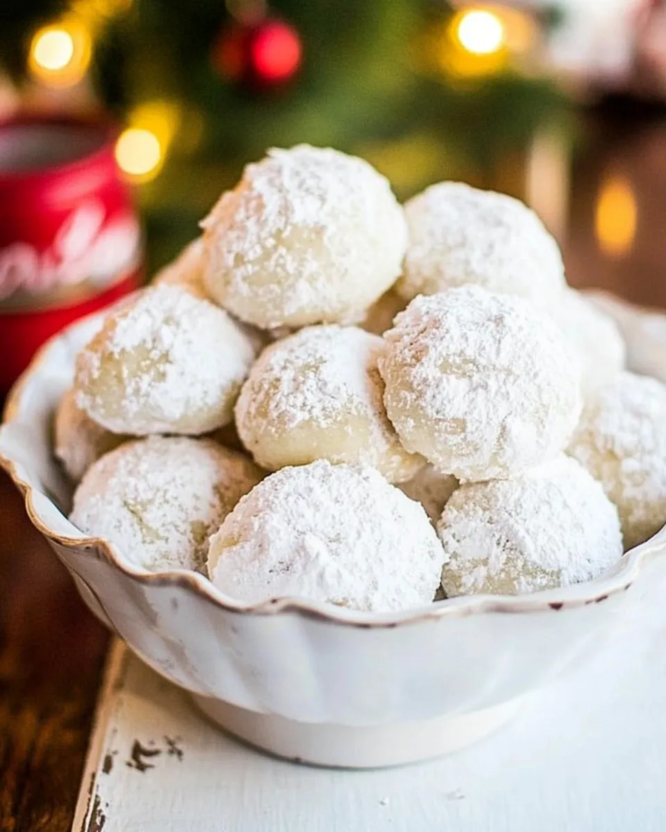 Homemade Almond Snowball Cookies Recipe photo
