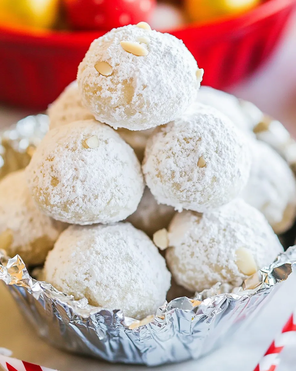 Delicious Almond Snowball Cookies Recipe shot