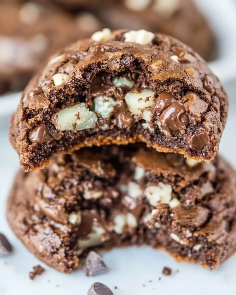 Classic Andes Mint Chip Soft Fudgy Chocolate Cookies image