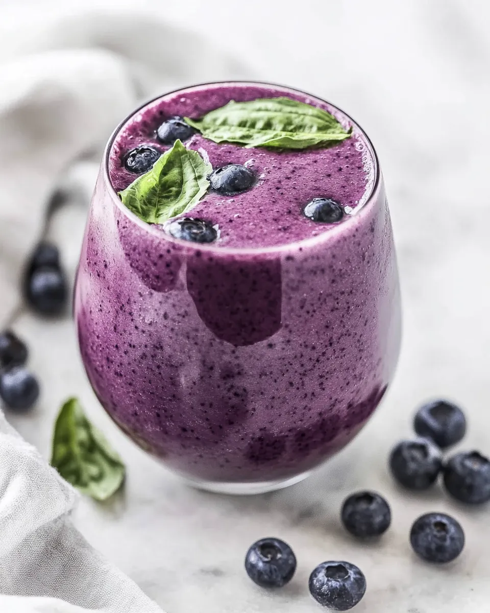 Homemade Anti-Inflammatory Blueberry Smoothie photo