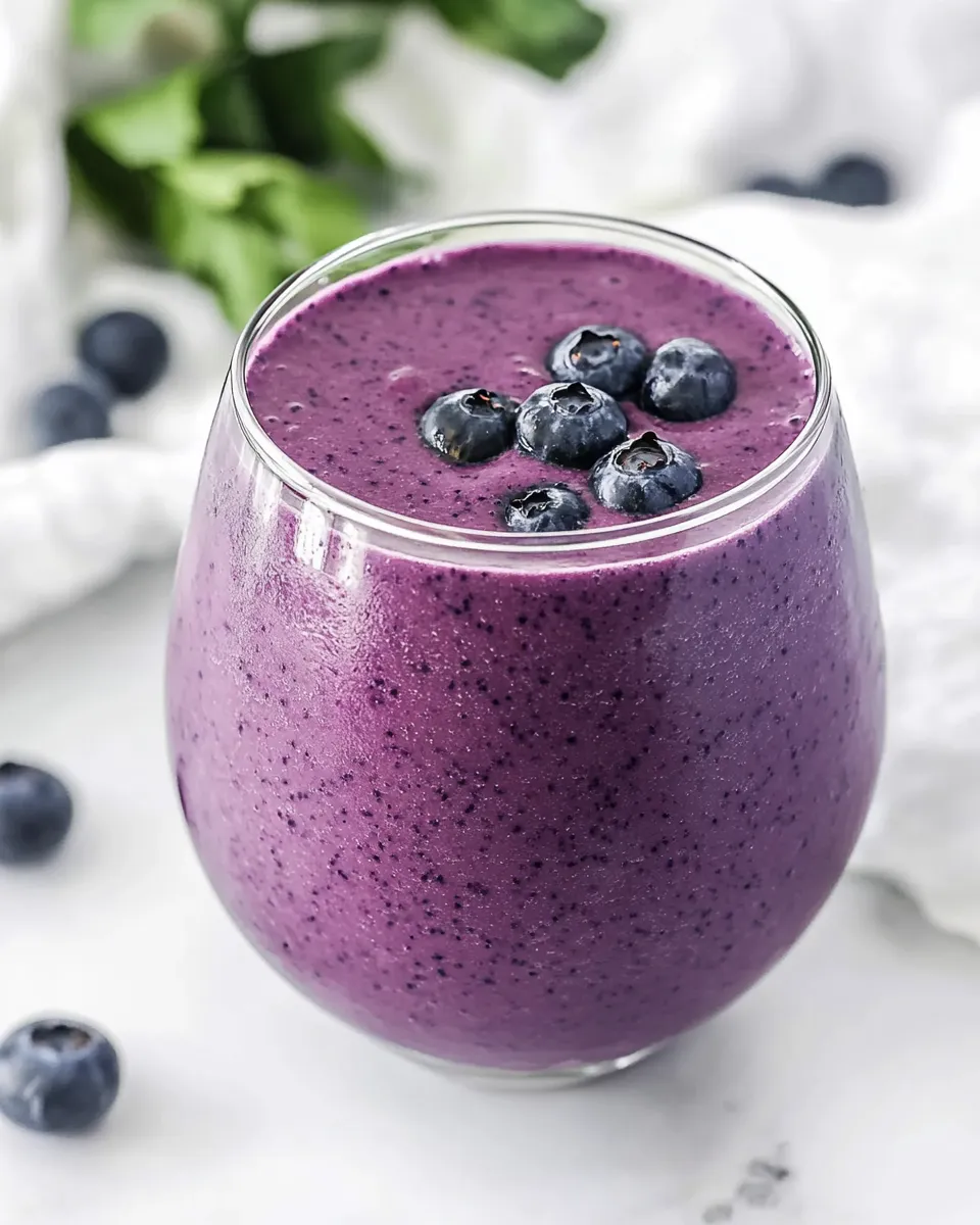 Easy Anti-Inflammatory Blueberry Smoothie recipe photo