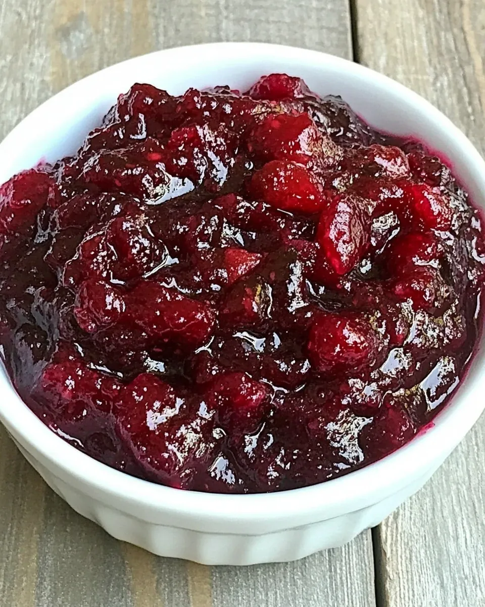 Classic Apple Cinnamon Cranberry Sauce image