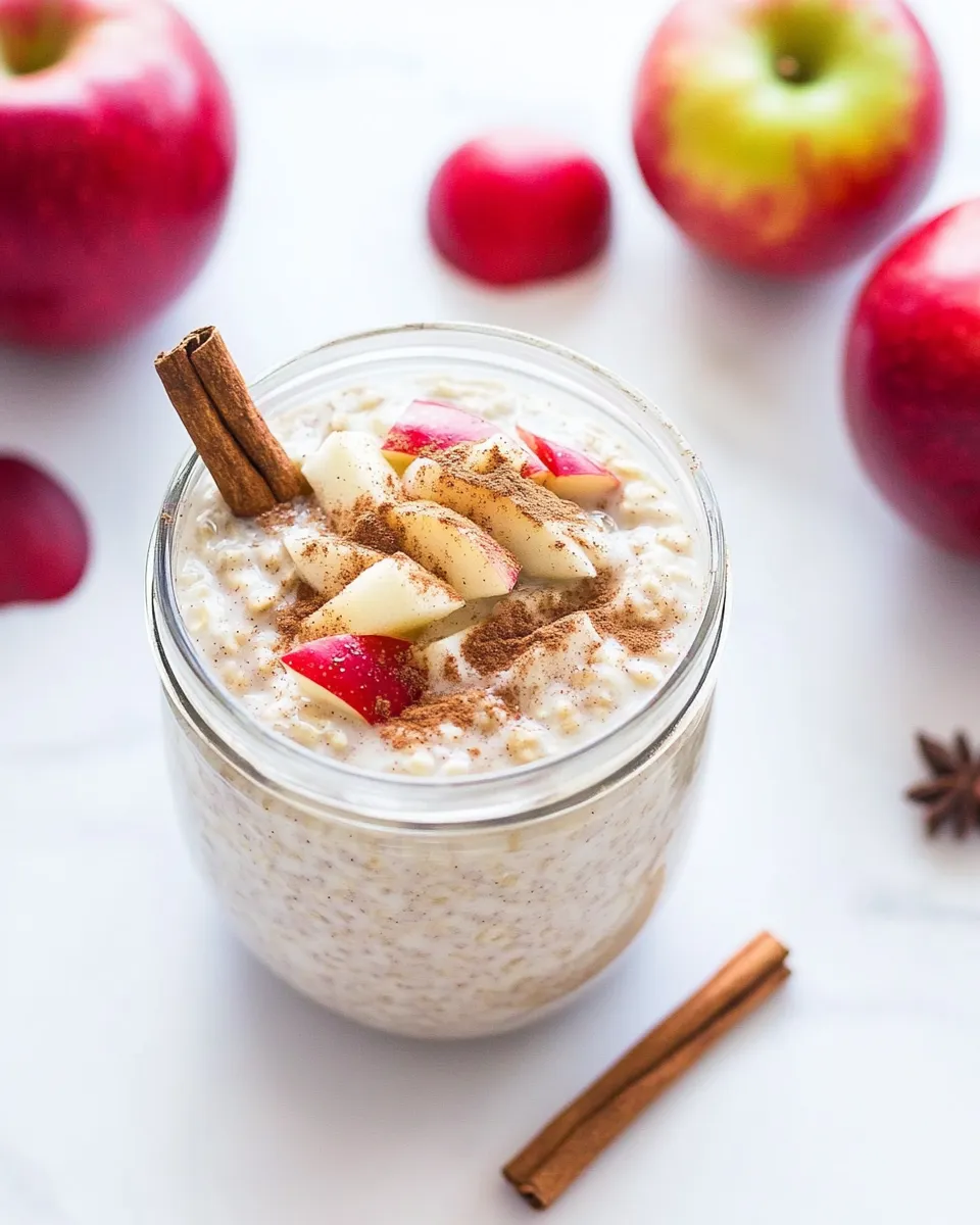Classic Apple Cinnamon Overnight Oats image