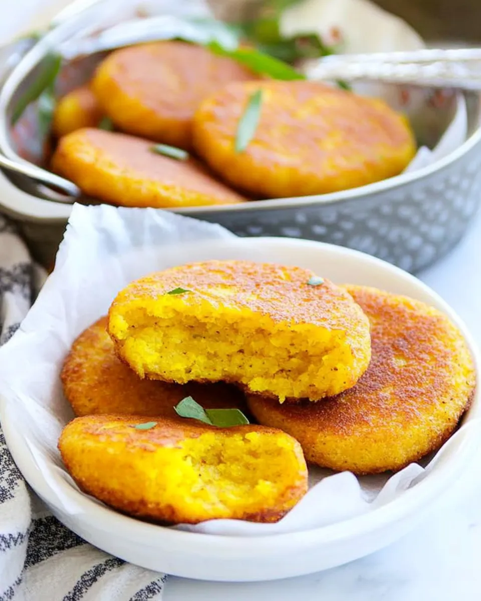 Delicious Arepitas de Maiz (Cornmeal Fritters) shot
