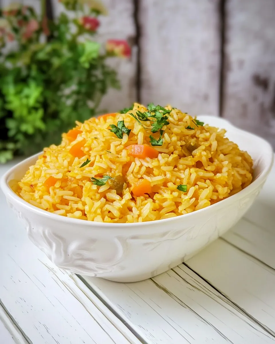Homemade Arroz Amarillo Recipe (Dominican Yellow Rice w. Carrot & Onion) photo