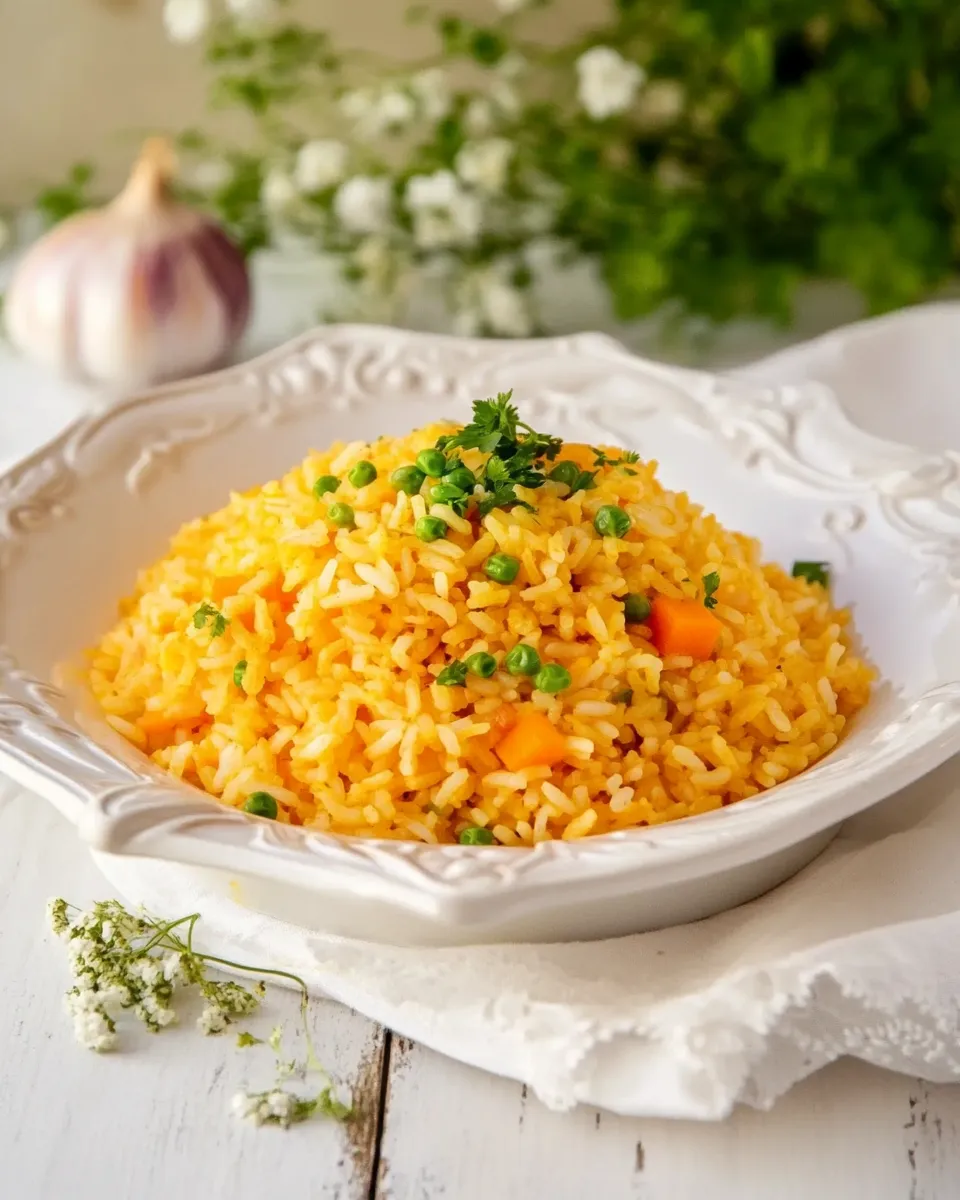 Delicious Arroz Amarillo Recipe (Dominican Yellow Rice w. Carrot & Onion) recipe photo