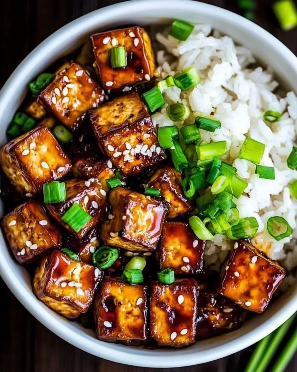 Delicious Asian Garlic Tofu image