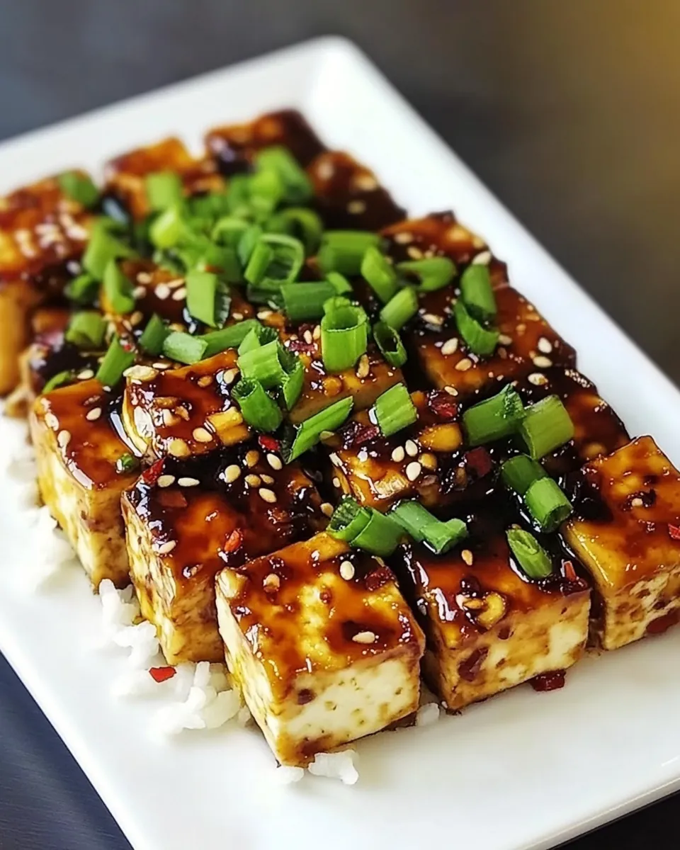 Quick Asian Garlic Tofu recipe photo