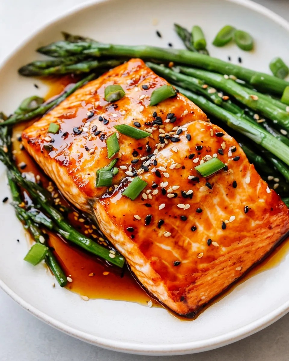 Classic Asian Glazed Salmon recipe image