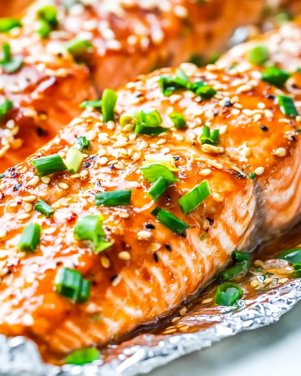 Easy Asian Glazed Salmon in Foil photo