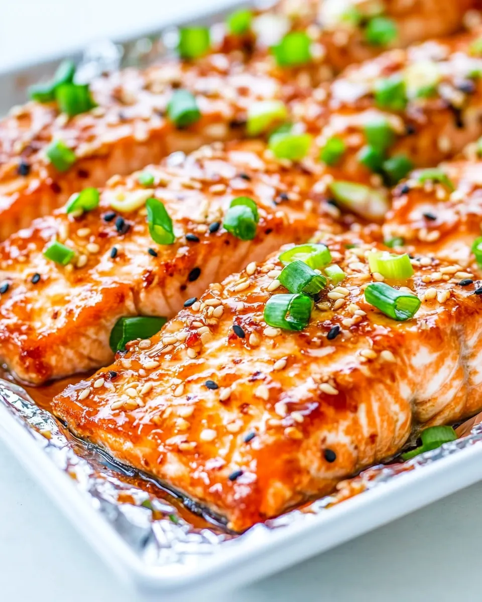 Delicious Asian Glazed Salmon in Foil image