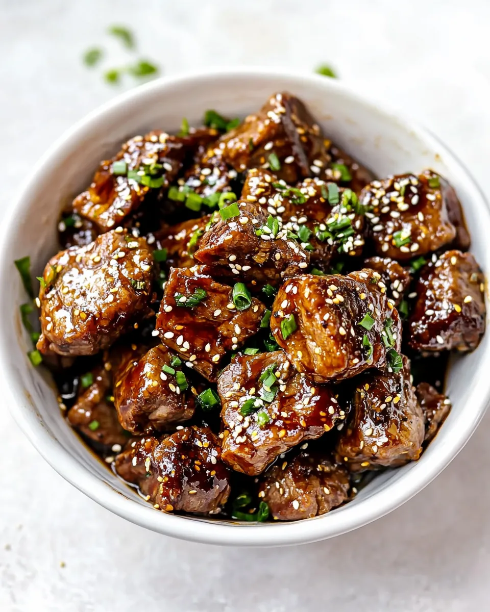 Quick Asian Steak Bites recipe photo