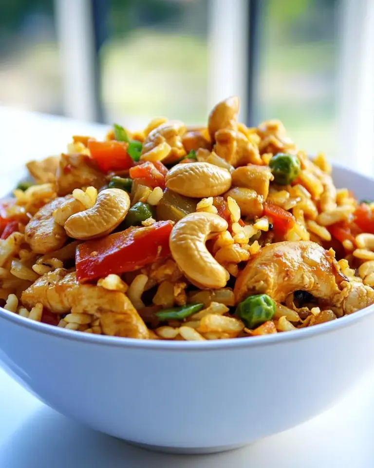 Homemade Asian Stir-Fry with Cashews & Chicken photo