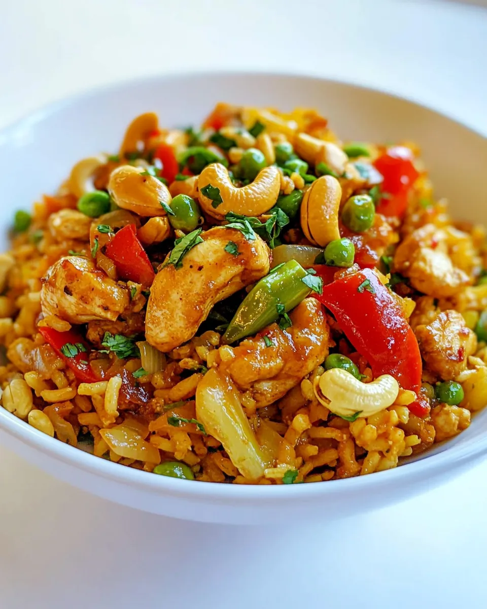 Classic Asian Stir-Fry with Cashews & Chicken image