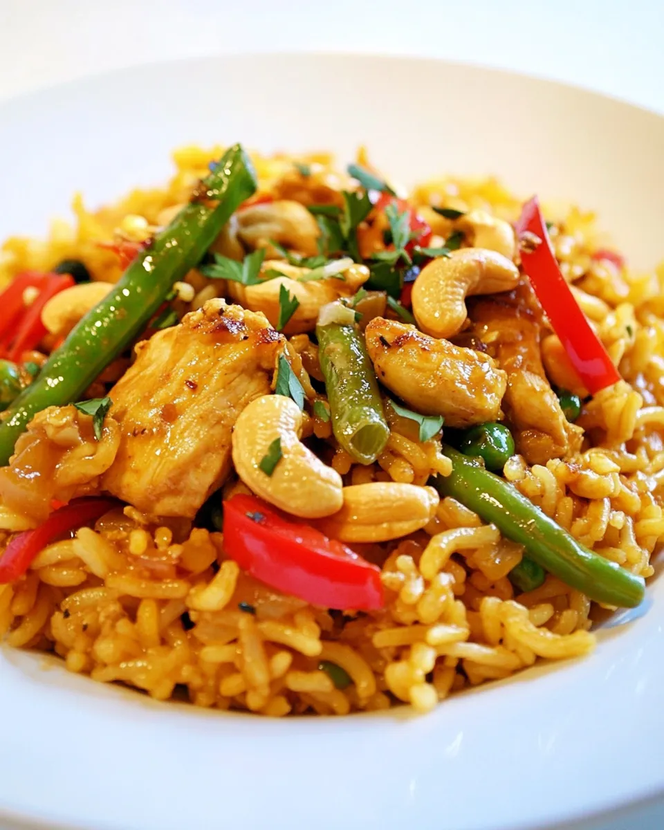 Easy Asian Stir-Fry with Cashews & Chicken recipe photo