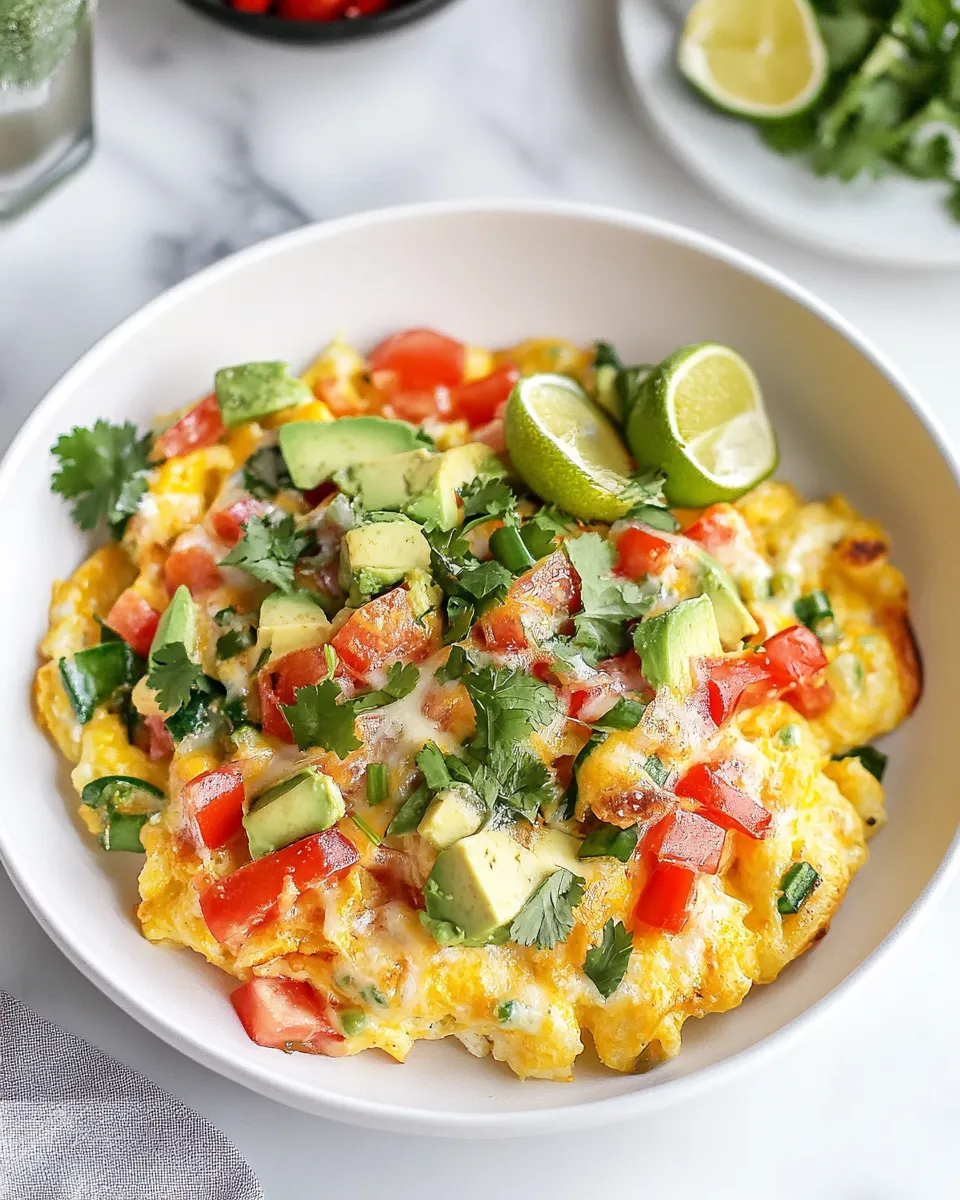 Delicious Austin-Style Migas food shot