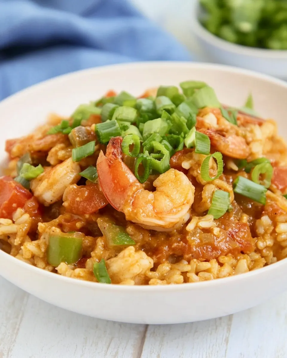 Delicious Authentic Jambalaya shot