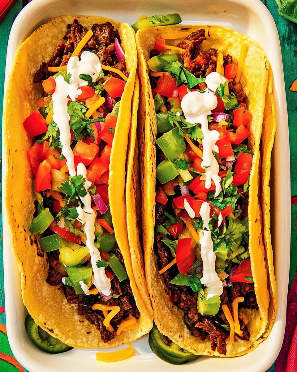 Classic Authentic Tex-Mex Beef Tacos image
