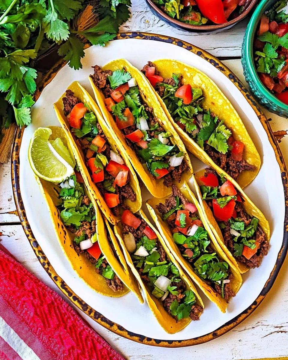 Easy Authentic Tex-Mex Beef Tacos recipe photo