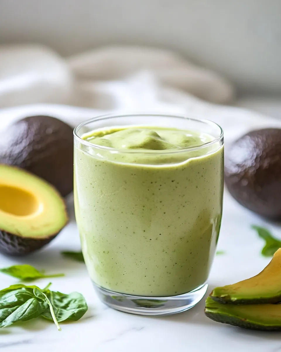 Homemade Avocado Smoothie (With Protein!) photo