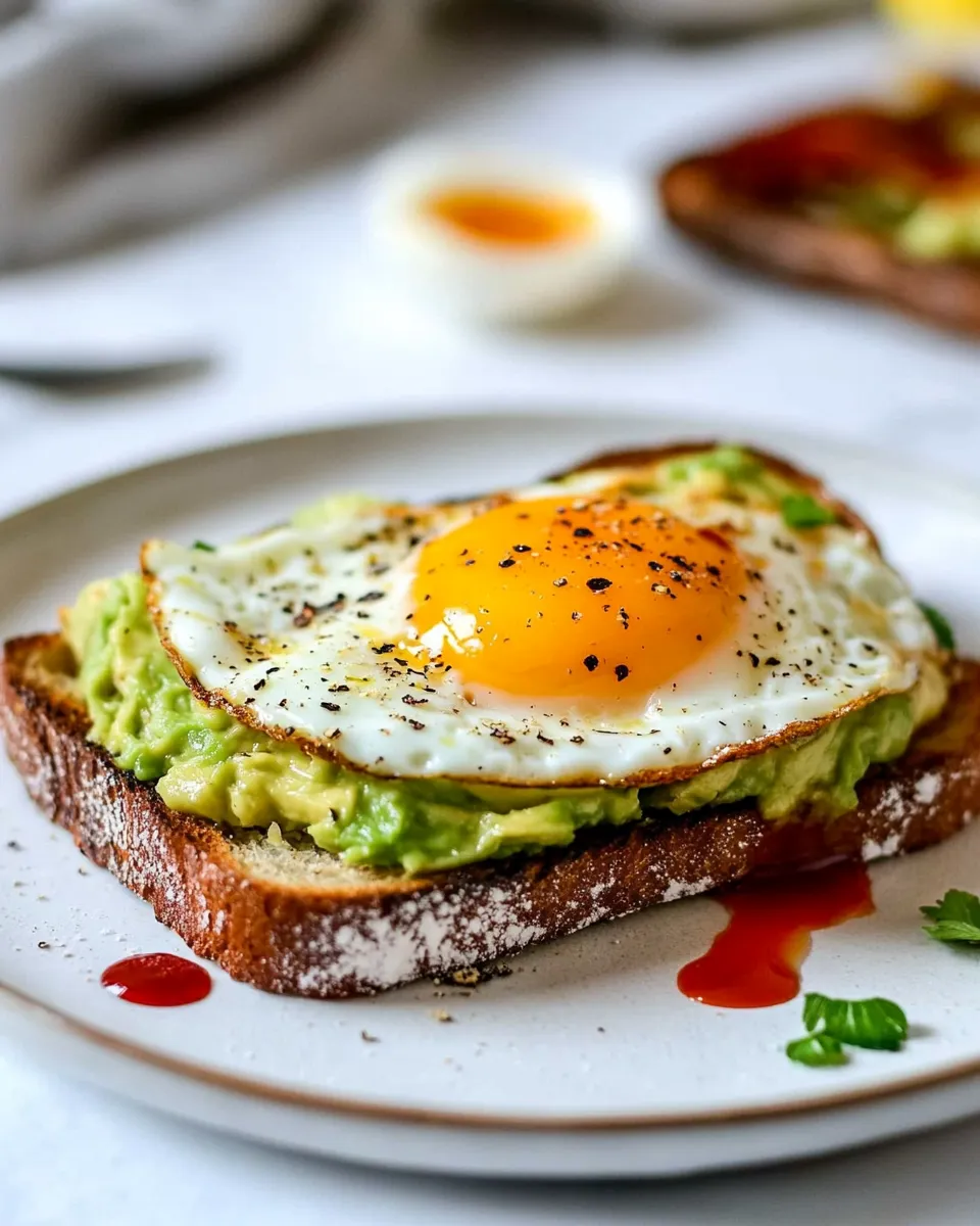 Easy Avocado Toast with Egg recipe photo