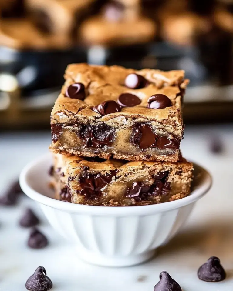 Homemade Baileys Irish Cream Chocolate Chip Cookie Bars photo
