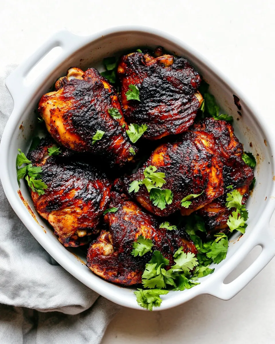 Easy Baked Boneless Chicken Thighs image